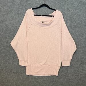 We The Free Shirt Womens Large‎ Knit Long Sleeve Palisades Off Shoulder Top Boho